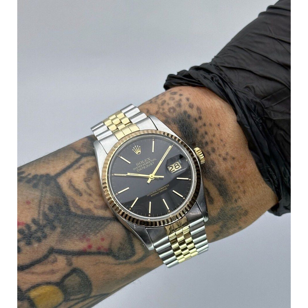 Rolex datejust 16013 black dial online